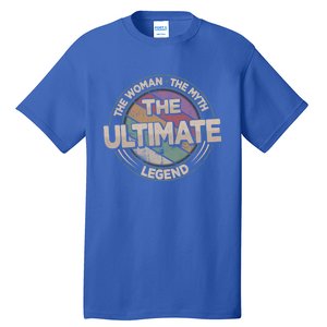 The Ultimate Legend Retro Frisbee Ladies Ultimate Gift Tall T-Shirt