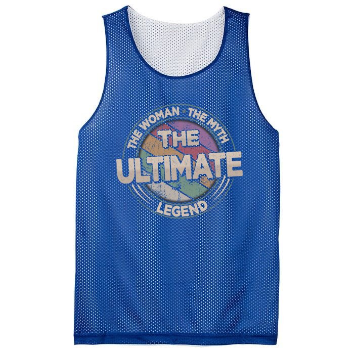 The Ultimate Legend Retro Frisbee Ladies Ultimate Gift Mesh Reversible Basketball Jersey Tank