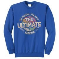 The Ultimate Legend Retro Frisbee Ladies Ultimate Gift Tall Sweatshirt