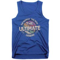 The Ultimate Legend Retro Frisbee Ladies Ultimate Gift Tank Top