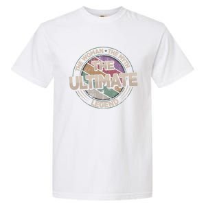 The Ultimate Legend Retro Frisbee Ladies Ultimate Gift Garment-Dyed Heavyweight T-Shirt