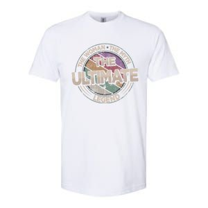 The Ultimate Legend Retro Frisbee Ladies Ultimate Gift Softstyle CVC T-Shirt