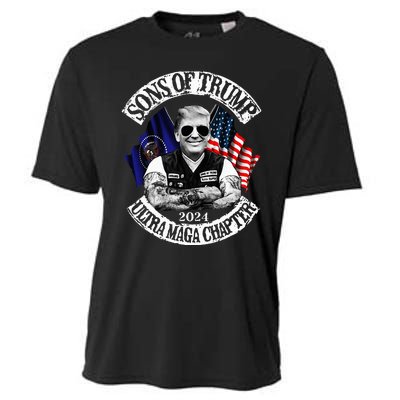 Trump Ultra Maga Sons Of Trump Ultra Maga Chapter 2024 Cooling Performance Crew T-Shirt