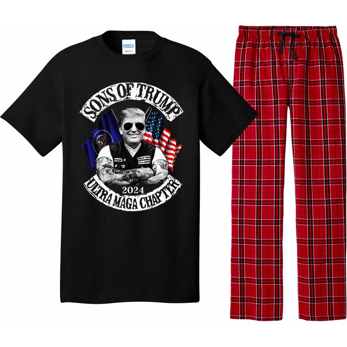 Trump Ultra Maga Sons Of Trump Ultra Maga Chapter 2024 Pajama Set