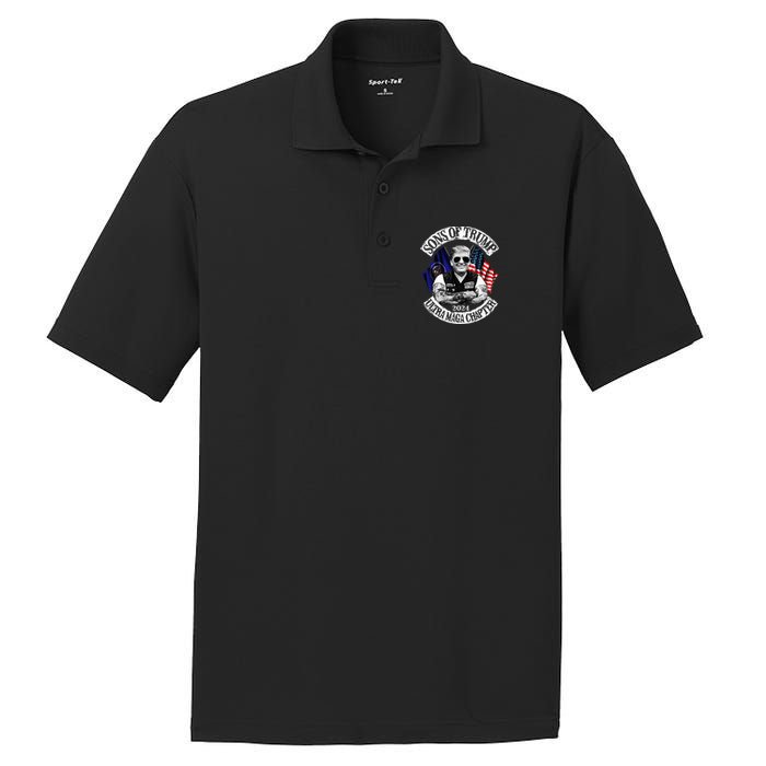 Trump Ultra Maga Sons Of Trump Ultra Maga Chapter 2024 PosiCharge RacerMesh Polo