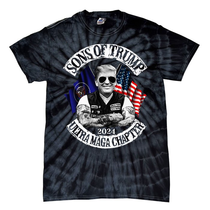 Trump Ultra Maga Sons Of Trump Ultra Maga Chapter 2024 Tie-Dye T-Shirt