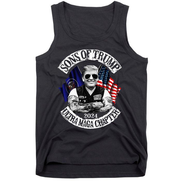 Trump Ultra Maga Sons Of Trump Ultra Maga Chapter 2024 Tank Top