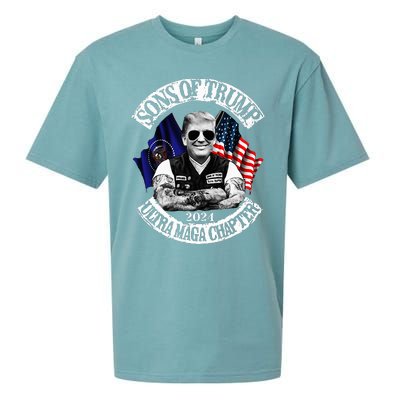 Trump Ultra Maga Sons Of Trump Ultra Maga Chapter 2024 Sueded Cloud Jersey T-Shirt