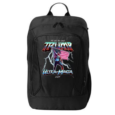 Trump Ultra Maga 2024 Funny City Backpack