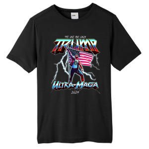 Trump Ultra Maga 2024 Funny Tall Fusion ChromaSoft Performance T-Shirt