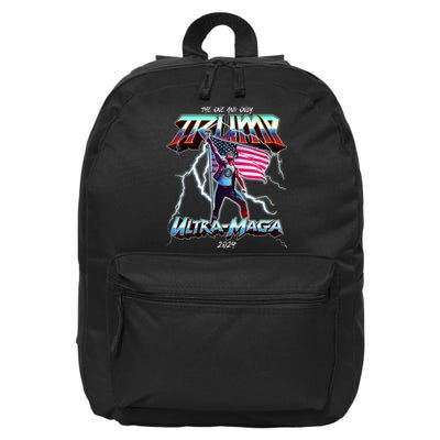 Trump Ultra Maga 2024 Funny 16 in Basic Backpack