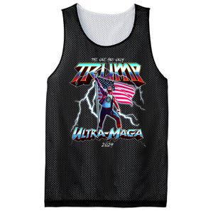 Trump Ultra Maga 2024 Funny Mesh Reversible Basketball Jersey Tank