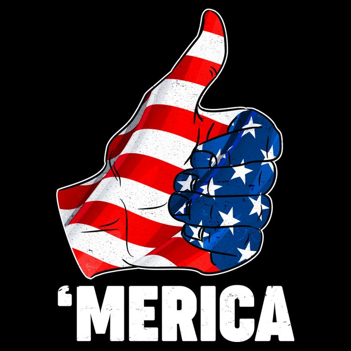 Thumbs Up Merica USA American Flag City Backpack