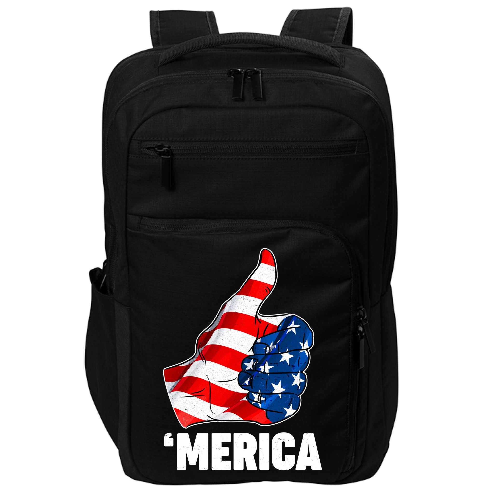 Thumbs Up Merica USA American Flag Impact Tech Backpack