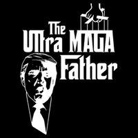 The Ultra MAGA Father Trump 2024 USA Parody Tall T-Shirt