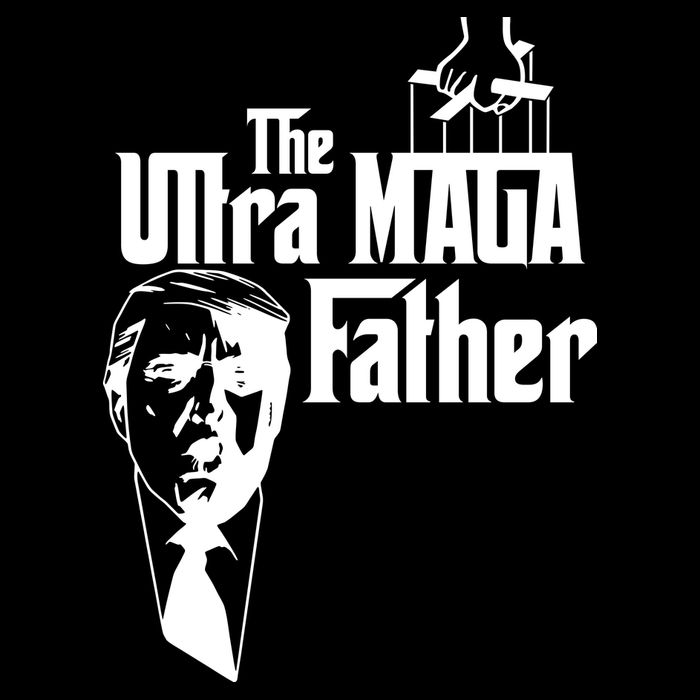 The Ultra MAGA Father Trump 2024 USA Parody Tall T-Shirt