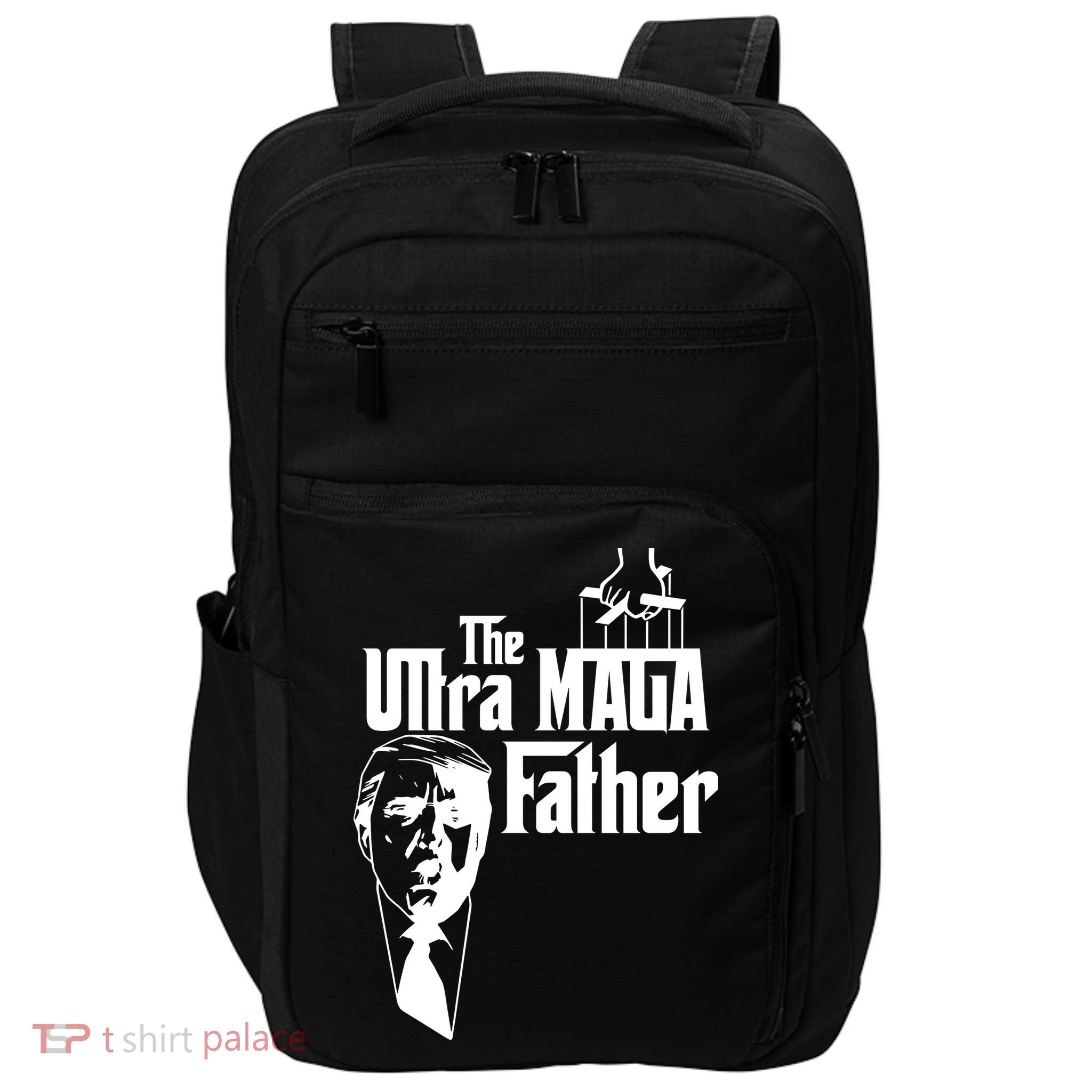 The Ultra MAGA Father Trump 2024 USA Parody Impact Tech Backpack