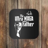 The Ultra MAGA Father Trump 2024 USA Parody Coaster