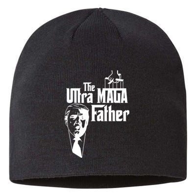 The Ultra MAGA Father Trump 2024 USA Parody Sustainable Beanie