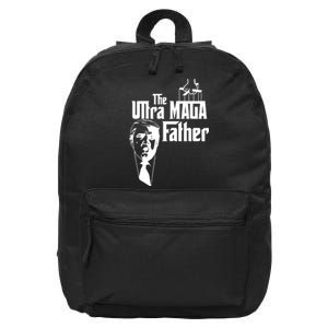 The Ultra MAGA Father Trump 2024 USA Parody 16 in Basic Backpack