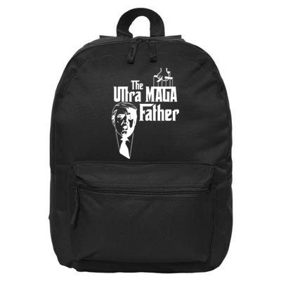 The Ultra MAGA Father Trump 2024 USA Parody 16 in Basic Backpack