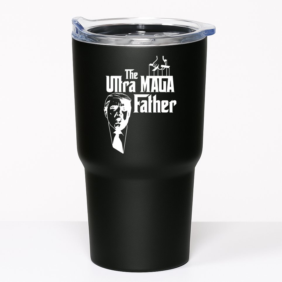 The Ultra MAGA Father Trump 2024 USA Parody Tumbler