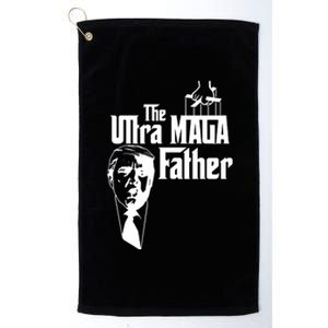 The Ultra MAGA Father Trump 2024 USA Parody Platinum Collection Golf Towel