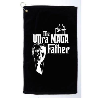 The Ultra MAGA Father Trump 2024 USA Parody Platinum Collection Golf Towel