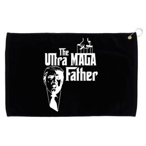 The Ultra MAGA Father Trump 2024 USA Parody Grommeted Golf Towel