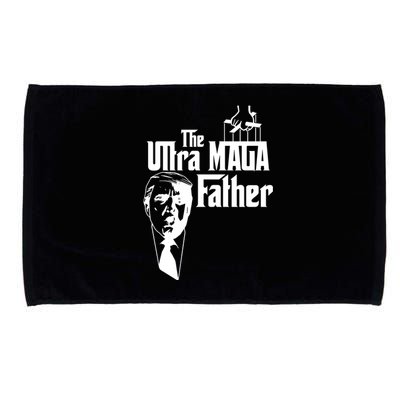 The Ultra MAGA Father Trump 2024 USA Parody Microfiber Hand Towel