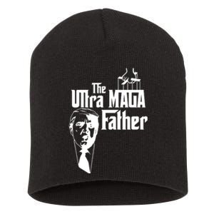 The Ultra MAGA Father Trump 2024 USA Parody Short Acrylic Beanie