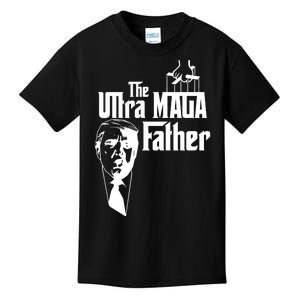 The Ultra MAGA Father Trump 2024 USA Parody Kids T-Shirt