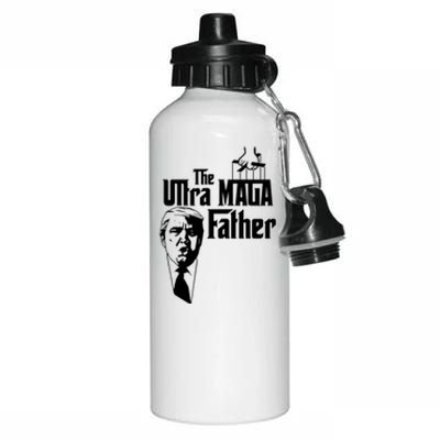 The Ultra MAGA Father Trump 2024 USA Parody Aluminum Water Bottle