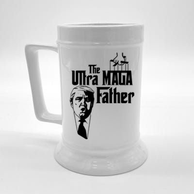 The Ultra MAGA Father Trump 2024 USA Parody Beer Stein