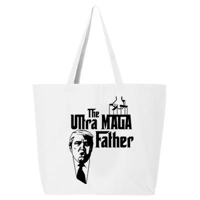 The Ultra MAGA Father Trump 2024 USA Parody 25L Jumbo Tote