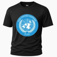 The United Nations Flag Cooling Performance Crew T-Shirt