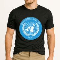 The United Nations Flag Cooling Performance Crew T-Shirt