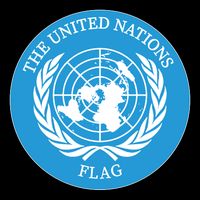 The United Nations Flag Cooling Performance Crew T-Shirt