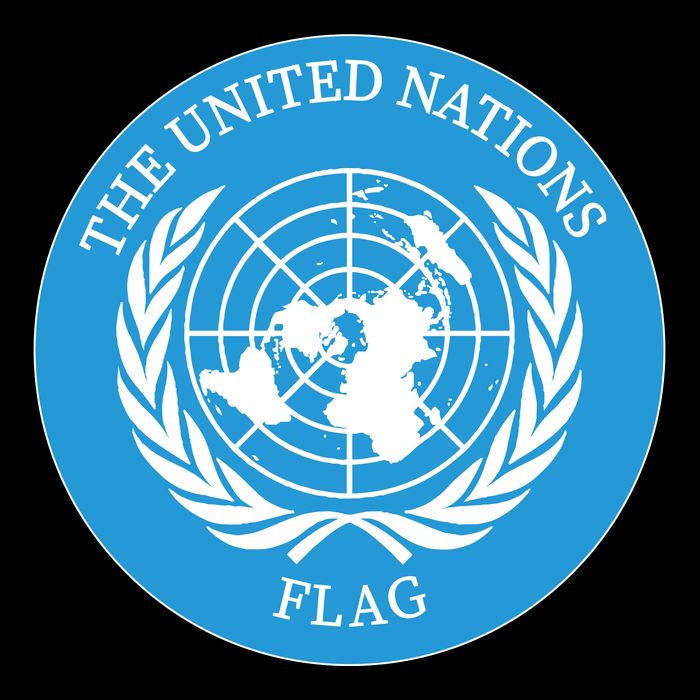 The United Nations Flag Cooling Performance Crew T-Shirt
