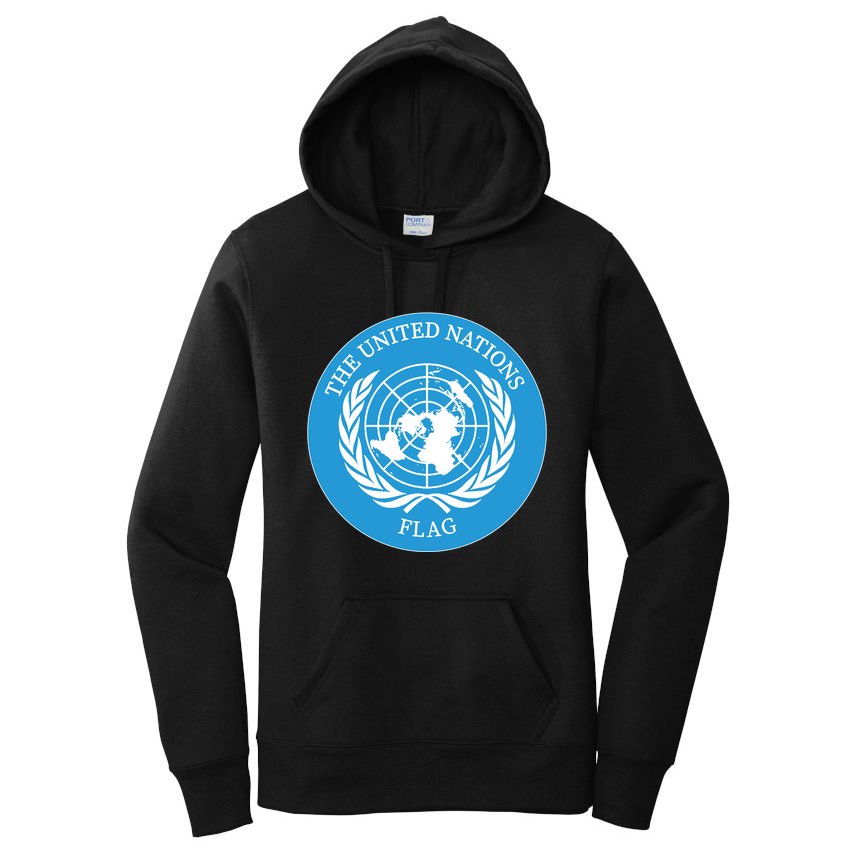 The United Nations Flag Women's Pullover Hoodie