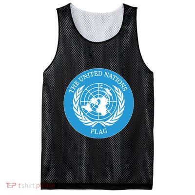 The United Nations Flag Mesh Reversible Basketball Jersey Tank