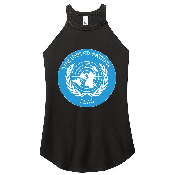 The United Nations Flag Women's Perfect Tri Rocker Tank