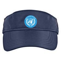 The United Nations Flag Adult Drive Performance Visor