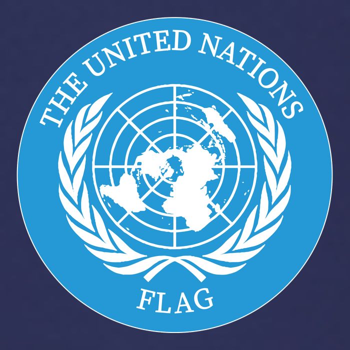 The United Nations Flag Adult Drive Performance Visor