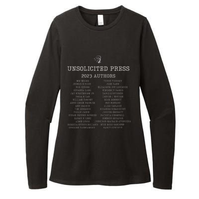 The Unsolicited Press 2023 Author Lineup Womens CVC Long Sleeve Shirt