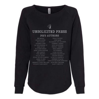 The Unsolicited Press 2023 Author Lineup Womens California Wash Sweatshirt