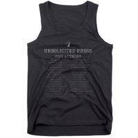 The Unsolicited Press 2023 Author Lineup Tank Top