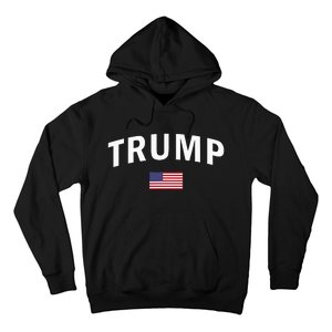 Trump Us President Sports American 2024 Maga Usa Flag Hoodie