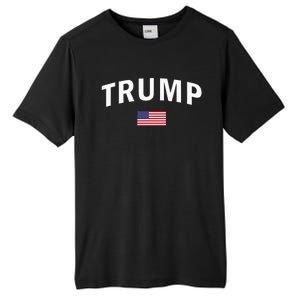 Trump Us President Sports American 2024 Maga Usa Flag Tall Fusion ChromaSoft Performance T-Shirt