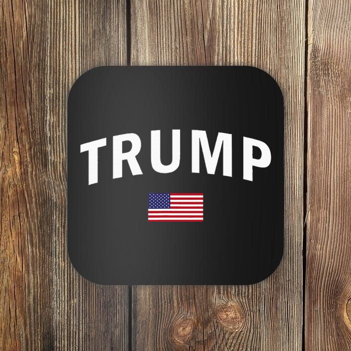 Trump Us President Sports American 2024 Maga Usa Flag Coaster